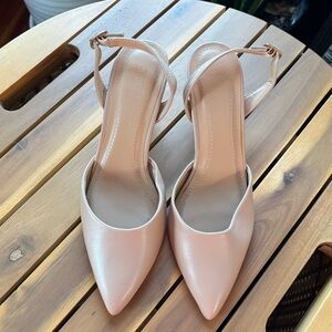 Cynthia Rowley Elegant Nude Women's Heels, Memory Foam Insole